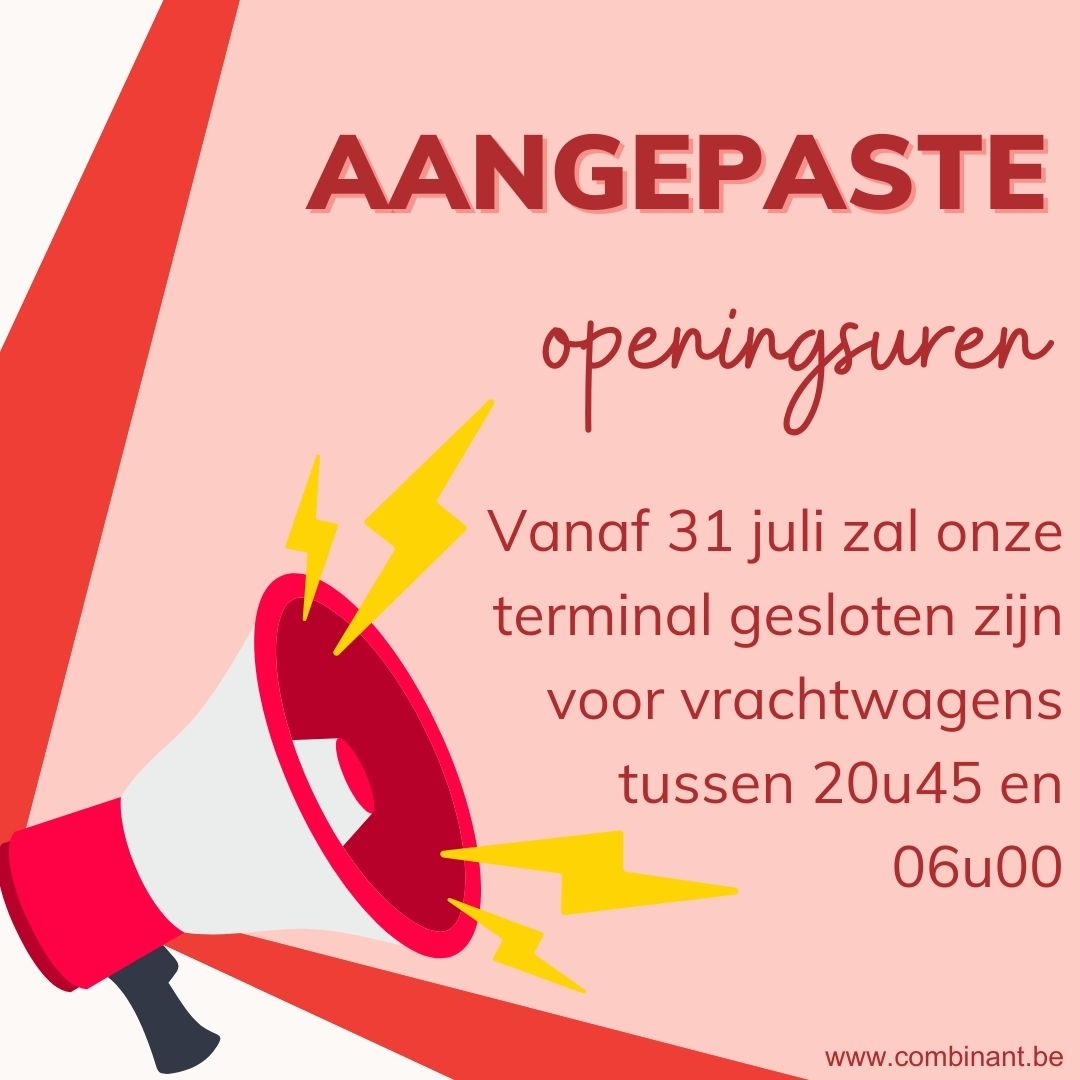 Je bekijkt nu Aangepaste openingsuren vanaf 31/07