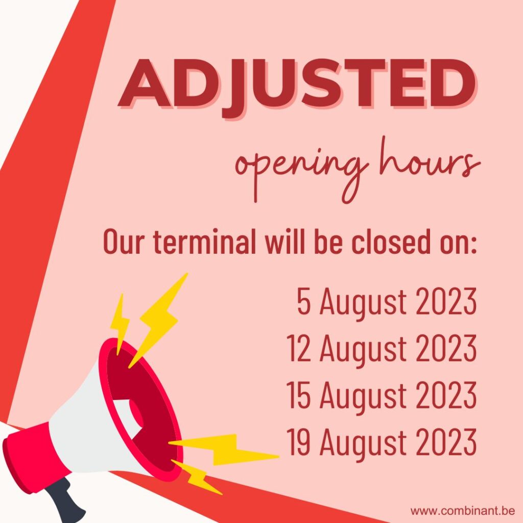 Adjusted opening hours for August