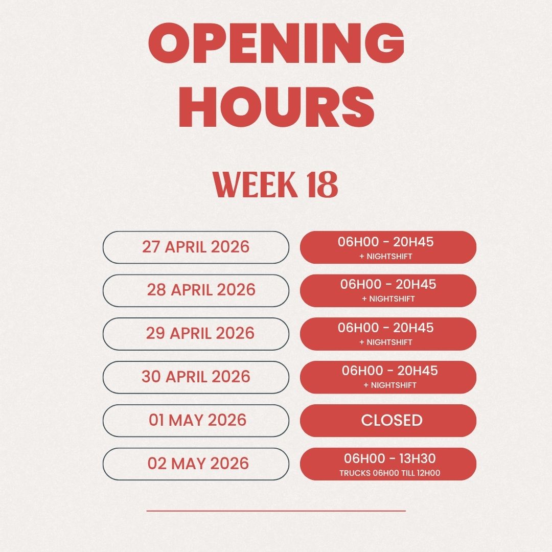 You are currently viewing Adjusted opening hours